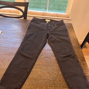 Madewell, size 30, dark gray jeans, like new condition.